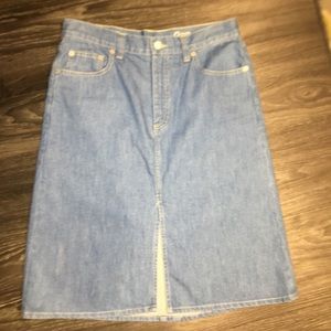 GAP 1969 Denim Skirt A-Line Size 27R